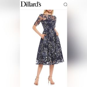 Midi Sequence Detail Dress